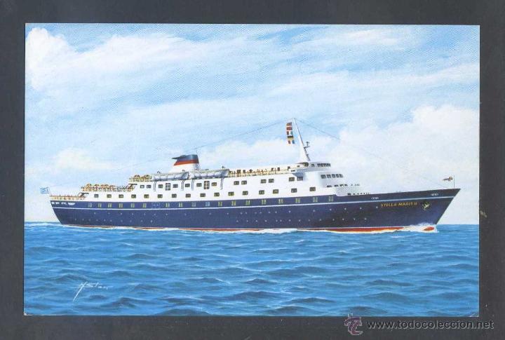 Postales: *Ms. Stella Maris. Sun Line* Ed. Tormena. Nueva. - Foto 1