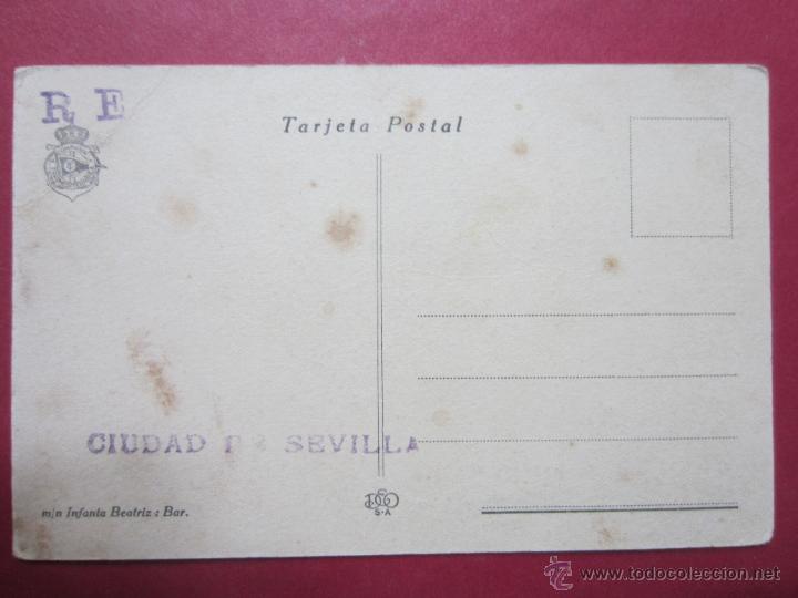 Postales: INFANTA BEATRIZ. CIUDAD DE SEVILLA. BAR. - Foto 2
