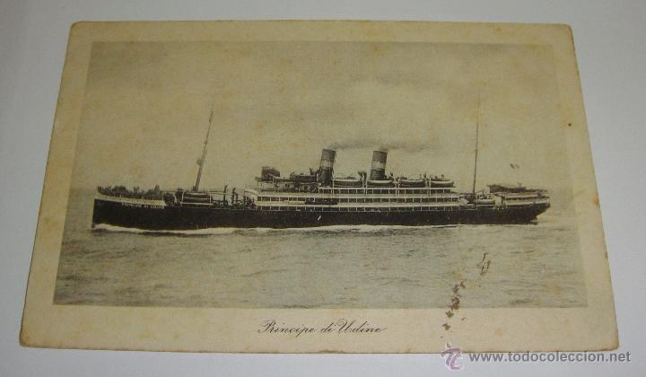 Postales: Antigua Postal. Lloyd Sabaudo. - Foto 1