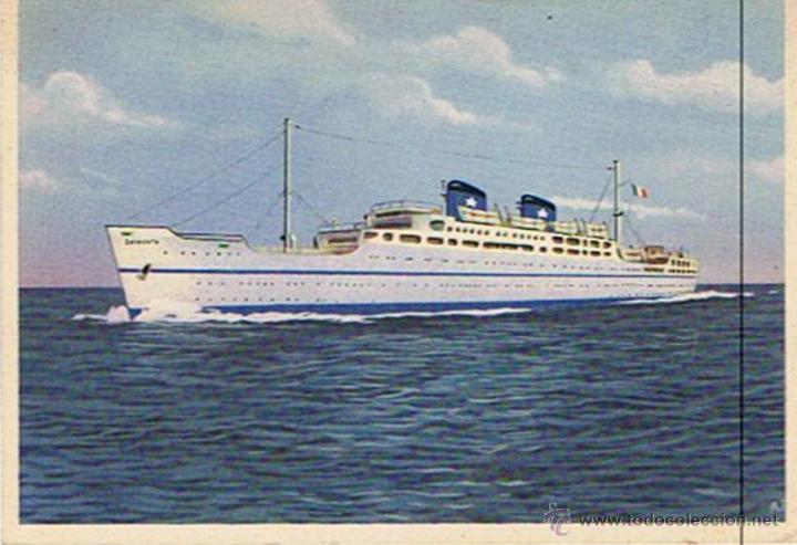 Postales: TARJETA POSTAL DE BARCO &uml;FLOTTA LAURO&uml; - Foto 1