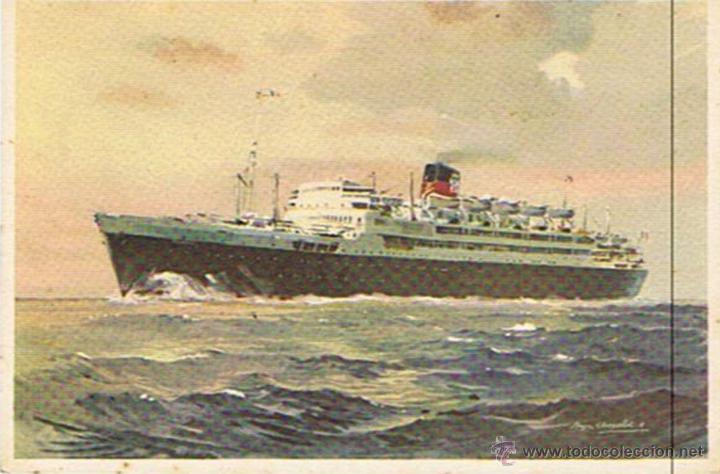Postales: TARJETA POSTAL DE BARCO &uml;PROVENCE &uml;Y &uml;BRETAGNE&uml; - Foto 1