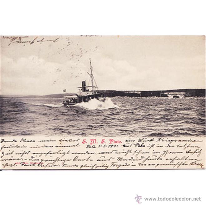 Postales: BARCO PLUTO EDICION ALOIS BEER 1901 - Foto 1