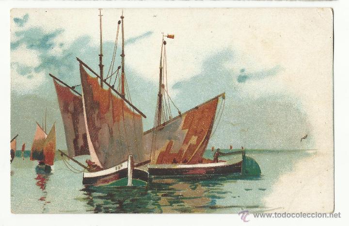 Postales: navegacion a vela nueva a estrenar - Foto 1
