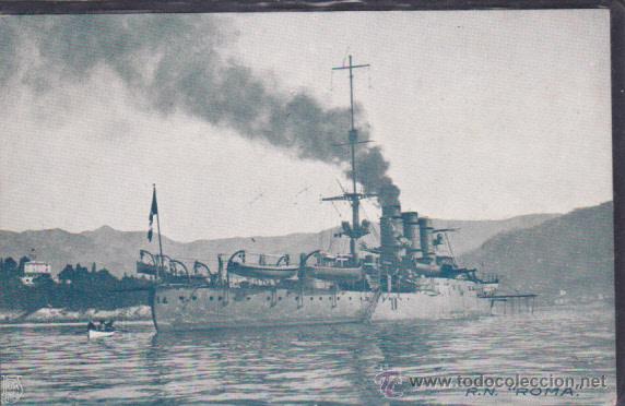 Postales: POSTAL MARTIMA R.N. ROMA - Foto 1