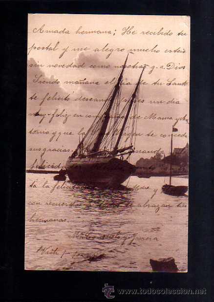 Postales: Postal barco. Galeote. - Foto 1