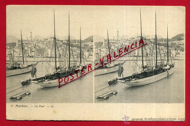 Postales: POSTAL BARCO, MENTON, EL PUERTO,  P81419 - Foto 1
