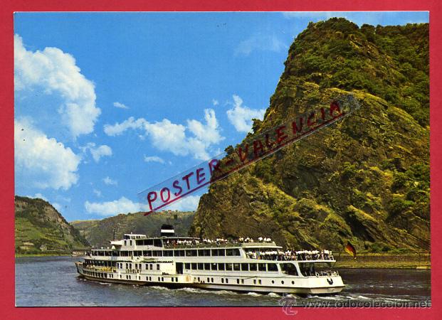 Postales: POSTAL BARCO, DER RHEIN, LORALEY M/MS, P81518 - Foto 1