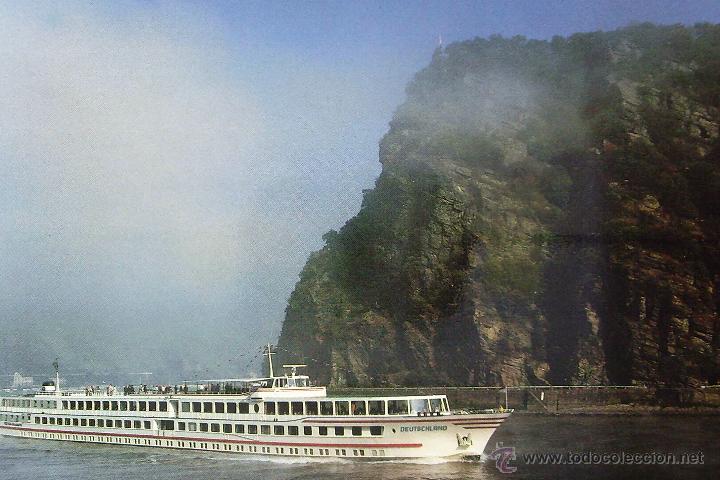 Postales: POSTAL, TEMA BARCOS, LORELEY AM RHEIN, SIN CIRCULAR - Foto 1