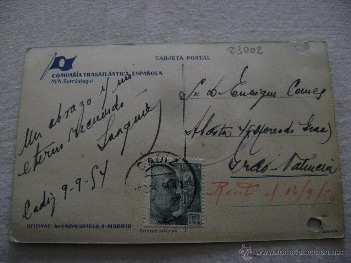 Postales: MOTONAVE SATRUSTEGUI.23002 - Foto 2