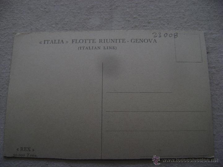 Postales: TRASATLANTICO REX.23008 - Foto 2