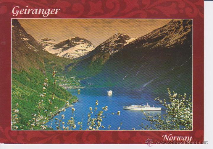 Postales: NORUEGA. GEIRANGER. BARCO - Foto 1