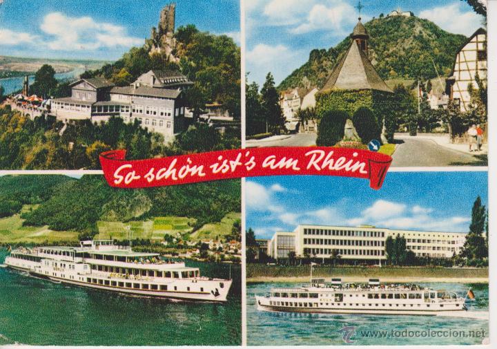 Postales: ALEMANIA. RHEIN. BARCO - Foto 1