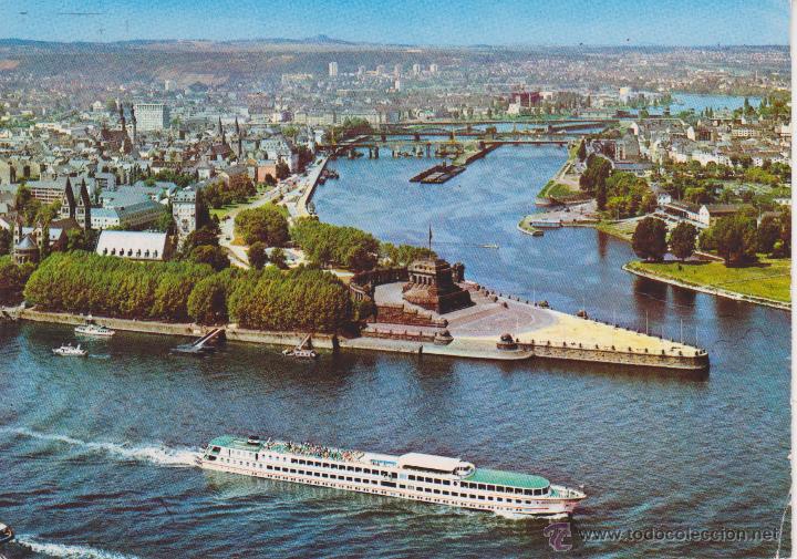 Postales: ALEMANIA. KONLENZ . BARCO - Foto 1