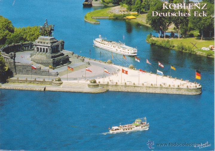 Postales: ALEMANIA. KONLENZ . BARCO - Foto 1