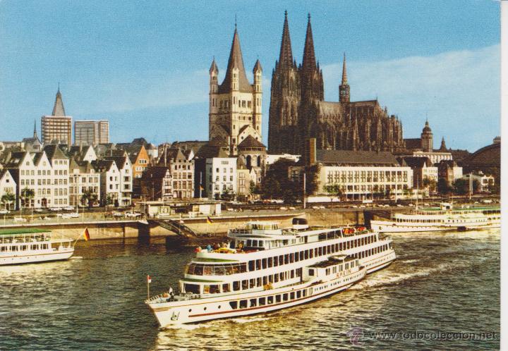Postales: ALEMANIA. KOLN. BARCO - Foto 1