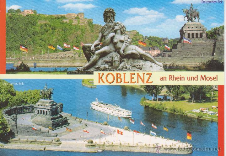 Postales: ALEMANIA. KOBLENZ. BARCO - Foto 1