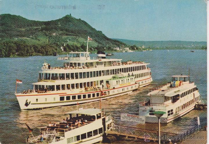 Postales: ALEMANIA. BAD GODESBERG. BARCO - Foto 1