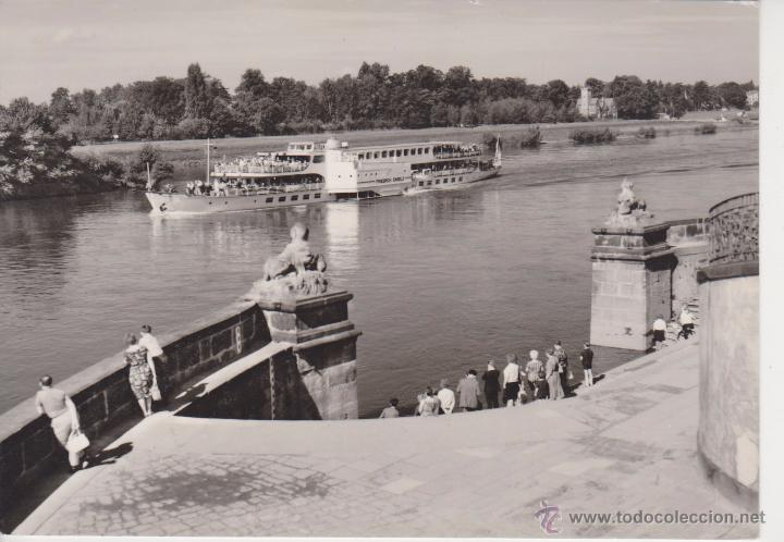 Postales: ALEMANIA. DRESDEN. BARCO - Foto 1