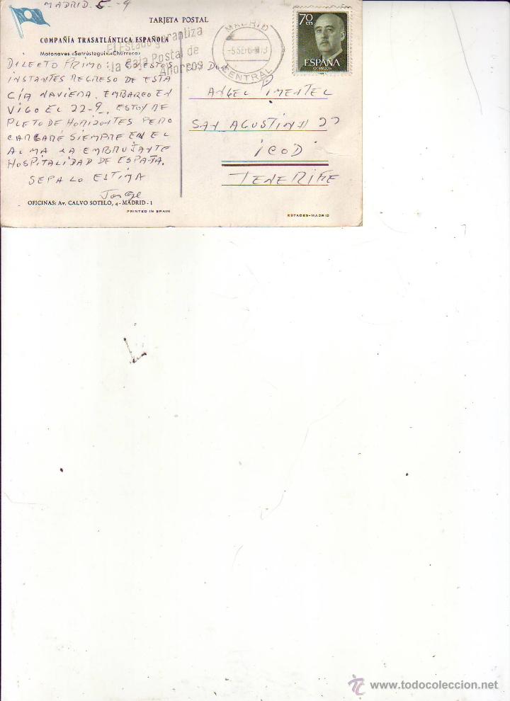 Postales: satrustegui churruca - trasatlantica espa&ntilde;ola - Foto 2