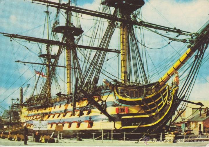 Postales: POSTAL DE BARCO . H. M. S. VICTORY (GRAN BRETA&Ntilde;A) - Foto 1