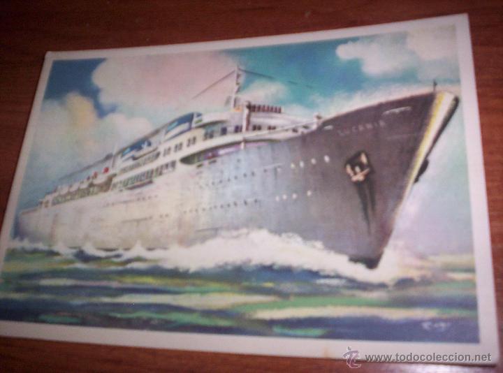 Postales: BARCO LUCANIA - FRATELLI GRIMALDI - - Foto 1