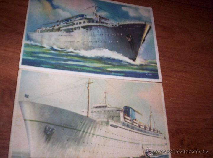 Postales: BARCOS - LUCANIA Y VENEZUELA - DOS POSTALES - - Foto 1