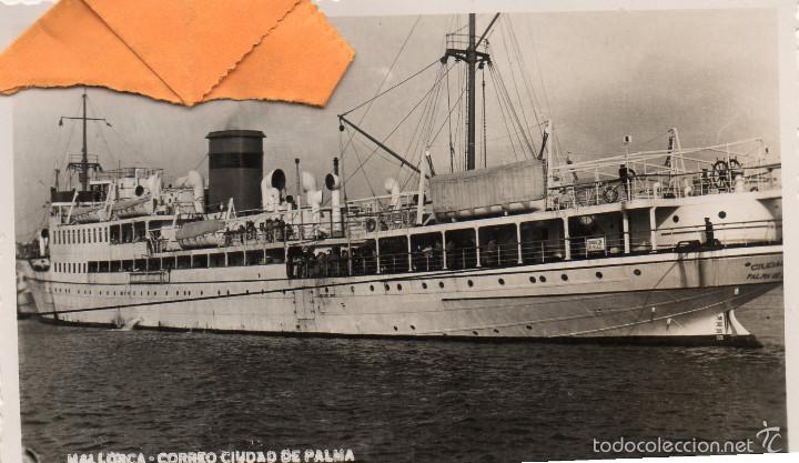 Postales: BARCO CORREO CIUDAD DE PALMA - Foto 1