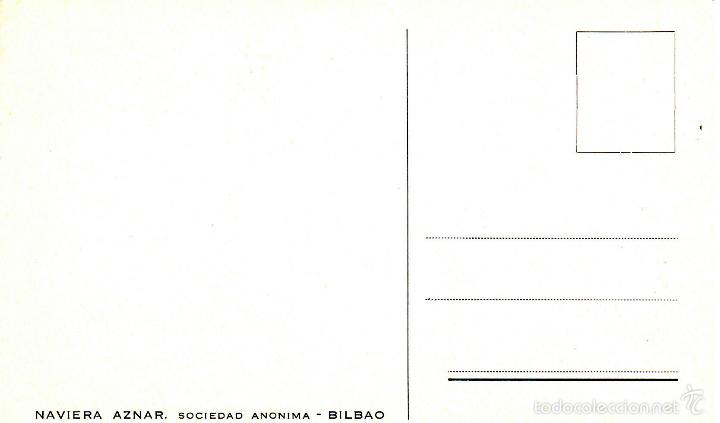 Postales: NAVIERA AZNAR - BILBAO - B/ M MONTE UMBE - SIN CIRCULAR - Foto 2