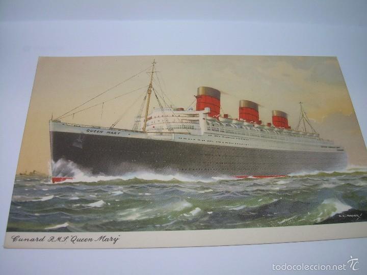 Postales: ANTIGUA POSTAL....QUEEN MARY - Foto 1