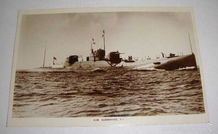 Postales: H.M. SUBMARINE X.1. - Foto 1