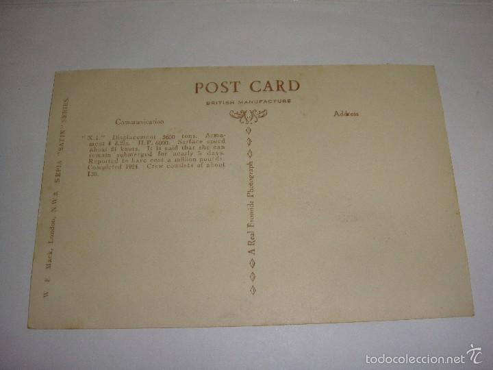 Postales: H.M. SUBMARINE X.1. - Foto 2