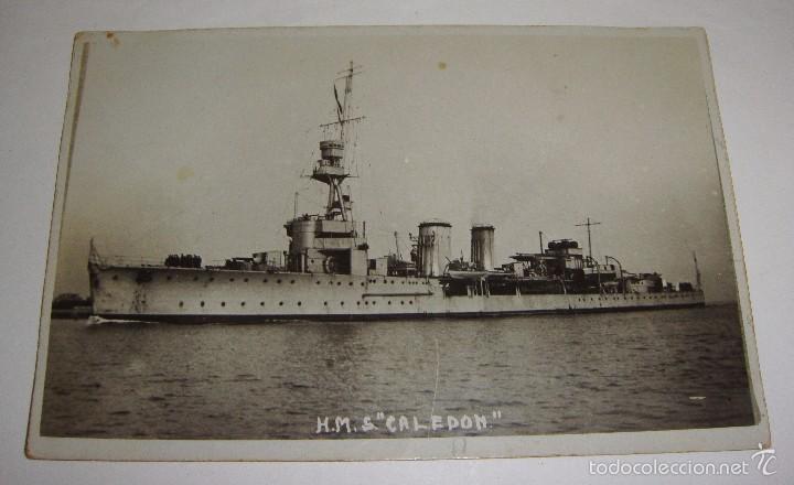Postales: H.M.S CALEDON. - Foto 1