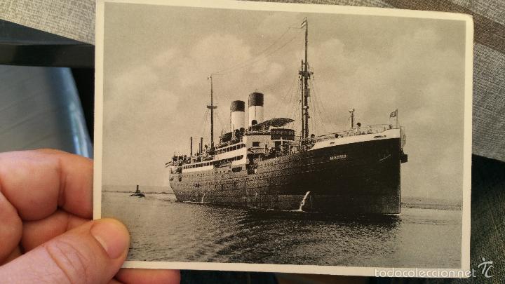Postales: POSTAL ANTIGUA DE BARCO MADRID - Foto 1