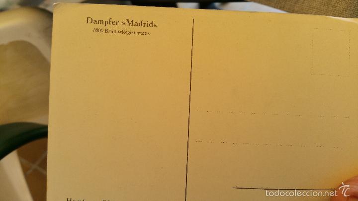 Postales: POSTAL ANTIGUA DE BARCO MADRID - Foto 2