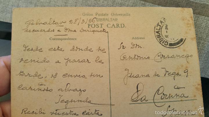 Postales: POSTAL ANTIGUA DE GIBRALTAR - Foto 2