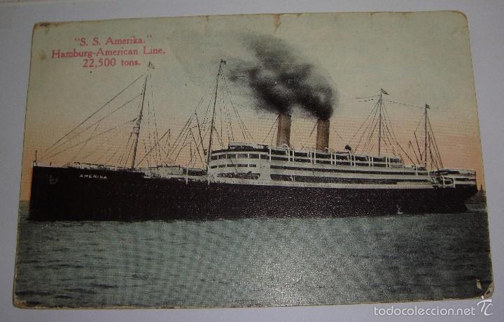 Postales: S.S. Amerika. Hamburg - American Line. - Foto 1