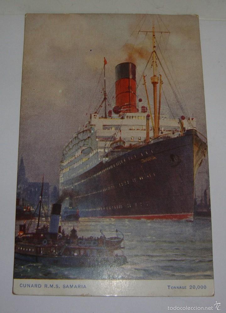 Postales: Cunard R.M.S. SAMARIA - Foto 1