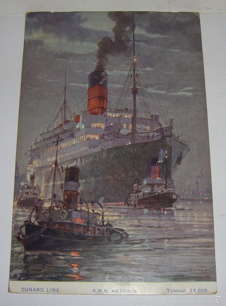 Postales: Cunard Line. R.M.S. ANTONIA - Foto 1