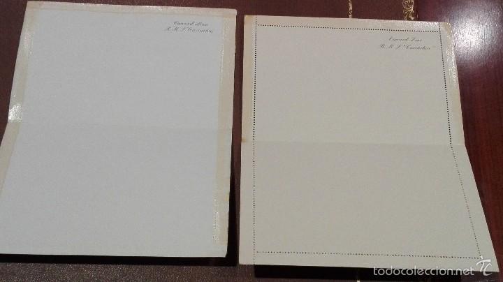 Postales: LOTE DE 2 CARTAS POSTALES DEL BARCO CARINTHIA - Foto 2