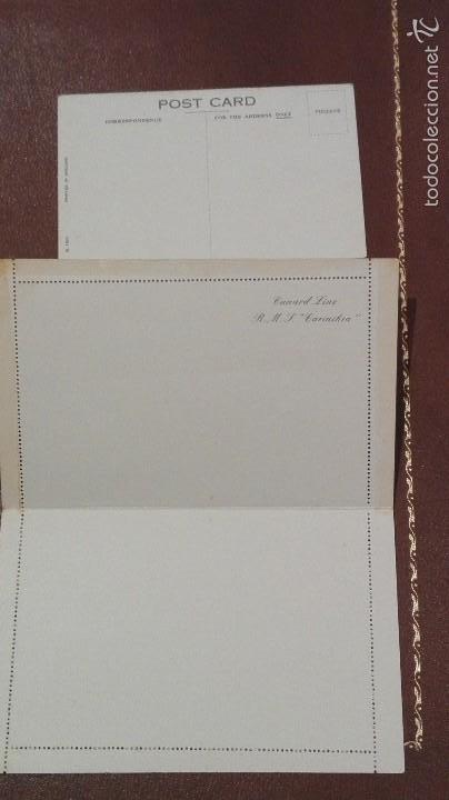 Postales: POSTAL Y CARTA DEL BARCO CARINTHIA DE CUNARD - Foto 2