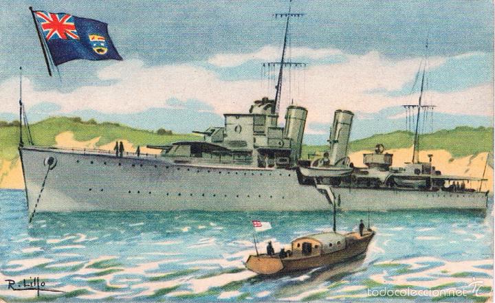 Postales: MARINA DE GUERRA CANADA. DESTROYER FRASER. - Foto 1