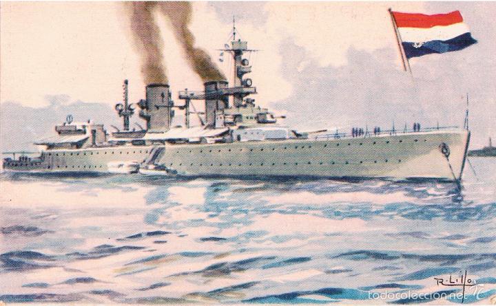 Postales: MARINA DE GUERRA HOLANDA. CRUCERO JAVA. - Foto 1