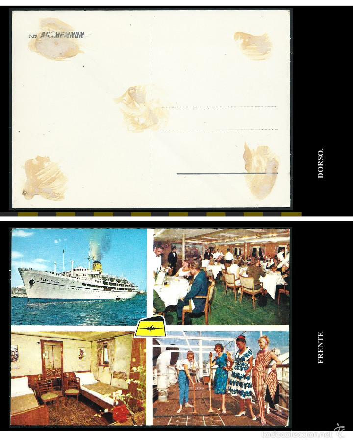 Postales: T/S.S. AGAMEMNON. - Foto 1