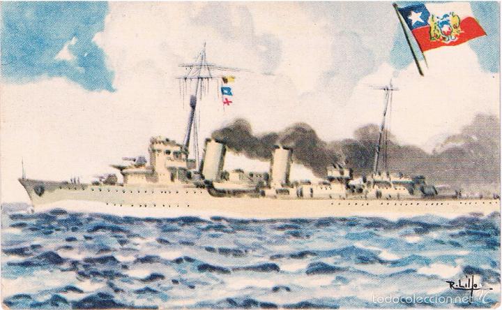 Postales: MARINA DE GUERRA CHILE. DESTROYER ORELLA. - Foto 1