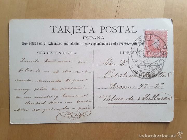 Postales: POSTAL VALENCIA - VISTA DEL PUERTO Y DEL GRAO - Foto 2