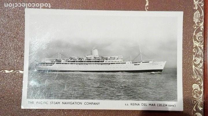 Postales: 8 POSTALES NUEVAS DEL BARCO REINA DEL MAR - Foto 1