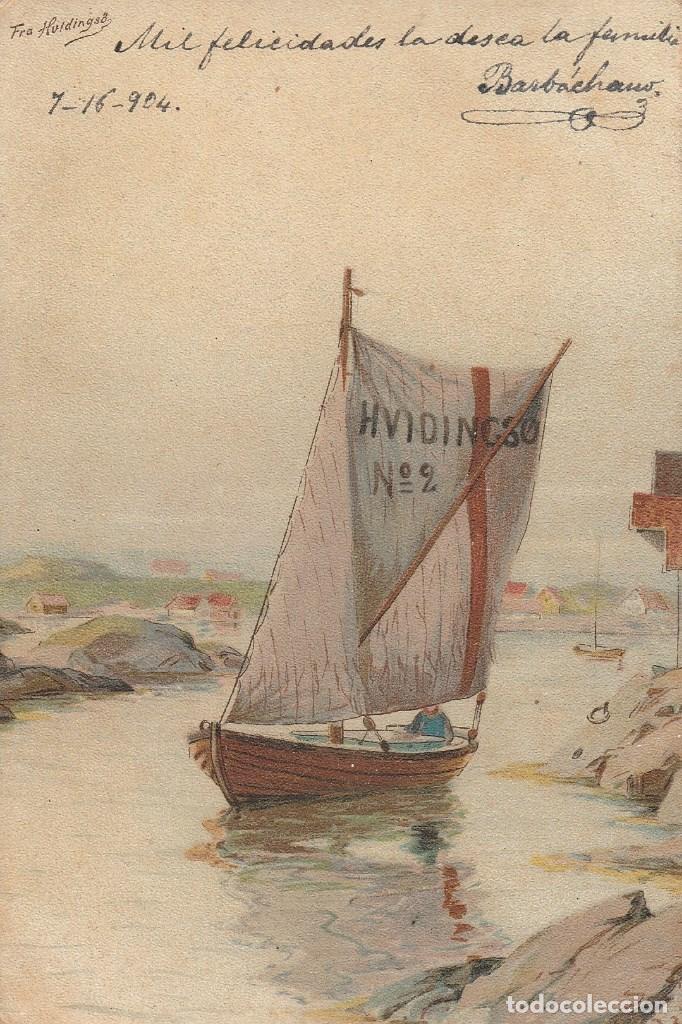 Postales: N&ordm; 21079 POSTAL BARCO SIN DIVIDIR - Foto 1