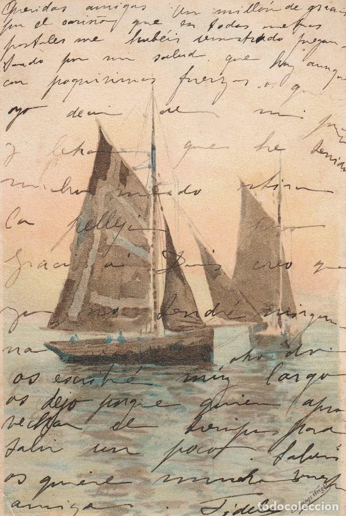 Postales: N&ordm; 21078 POSTAL BARCO SIN DIVIDIR - Foto 1