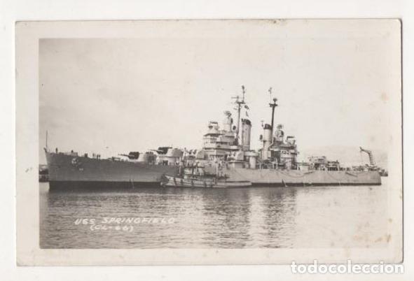 Postales: POSTAL BARCO USS SPRINGFIELD (CL-66) NUEVA - Foto 1