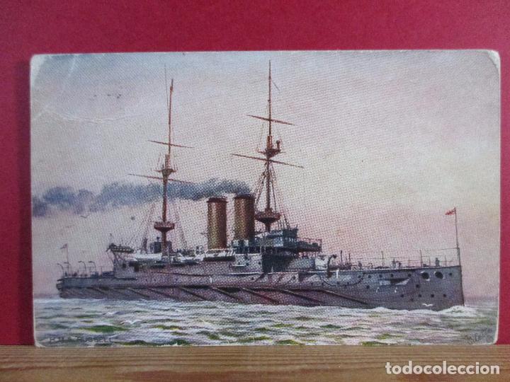Postales: POSTAL BARCO - HMS RUSSELL - P2731 - Foto 1